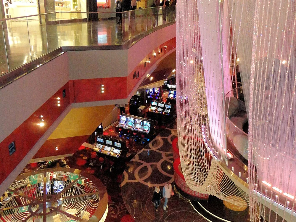 Private outdoor terrace with direct view of Bellagio water show